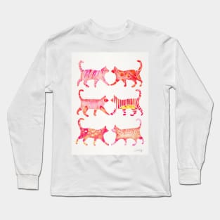 Pink Cat Collection Long Sleeve T-Shirt